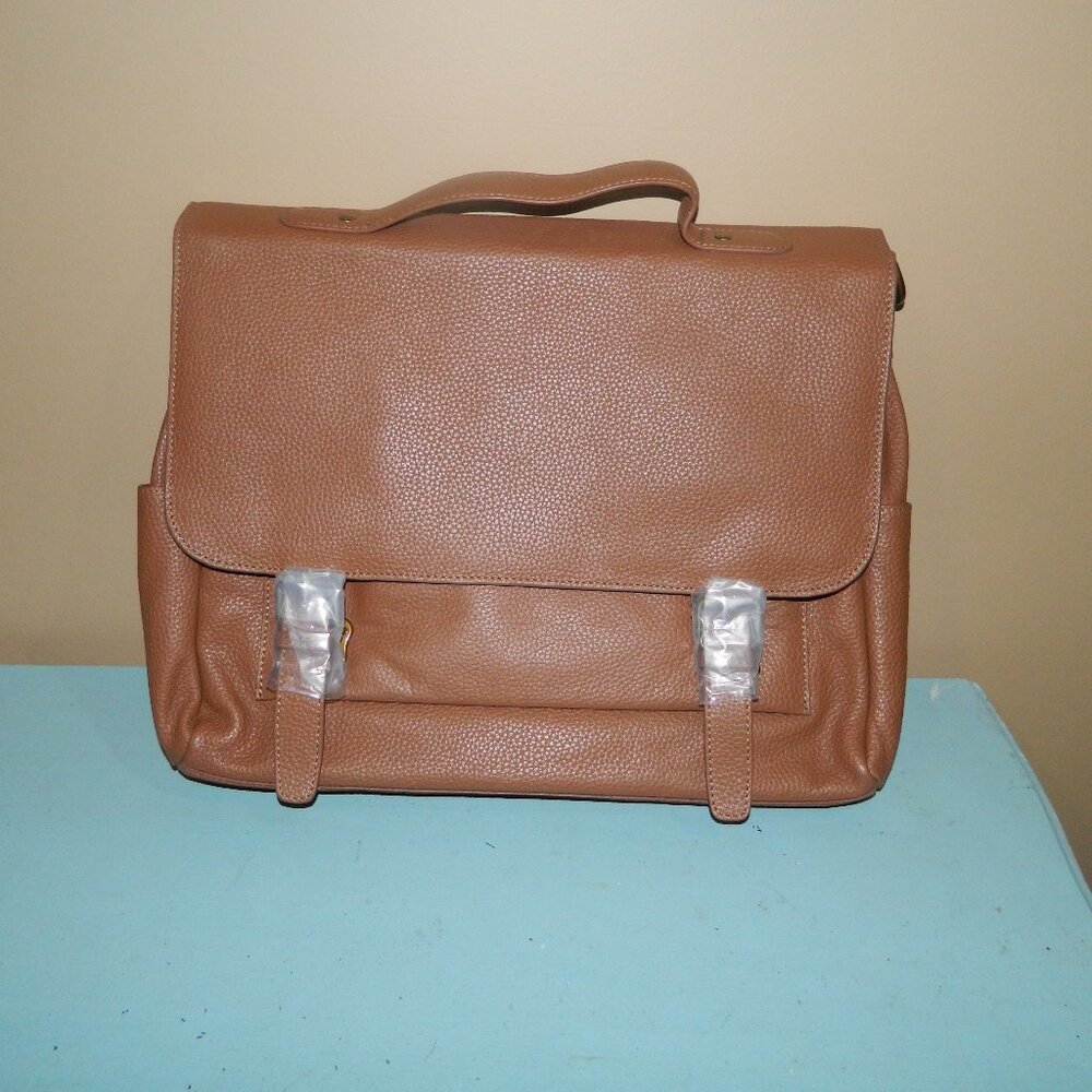 Mark & Graham Harvey Leather Messenger Bag